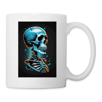 Gletscherskelett - Tasse - Weiß - Rechts