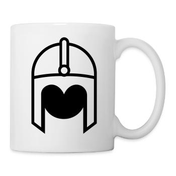 Wikingerhelm Krieger - Tasse - Weiß - Rechts