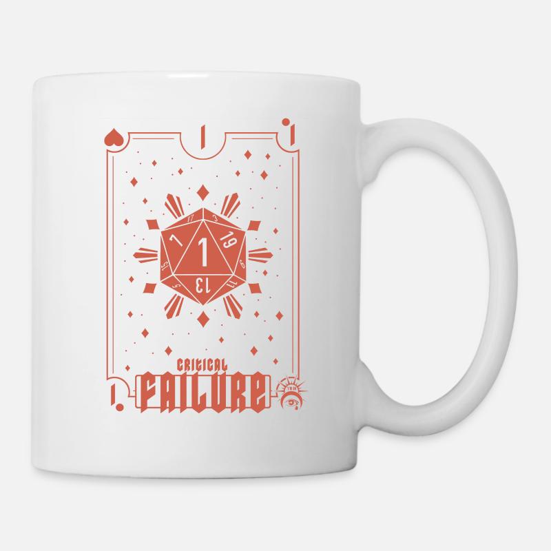 Ciritical Failure - Tasse - Weiß