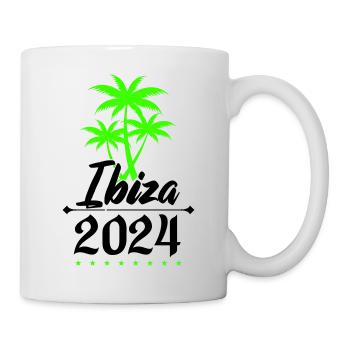 ibiza 2024 palmen - Tasse - Weiß - Rechts