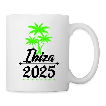 Palmiers d’Ibiza 2025 - Mug blanc - blanc - Droite