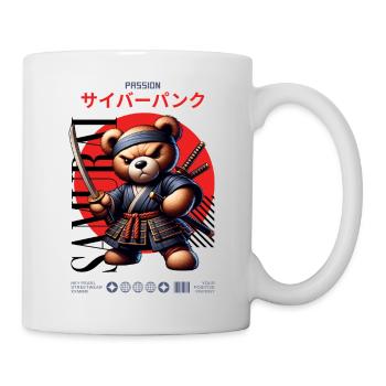 Samurai Teddy Japan - Mug - white - Right