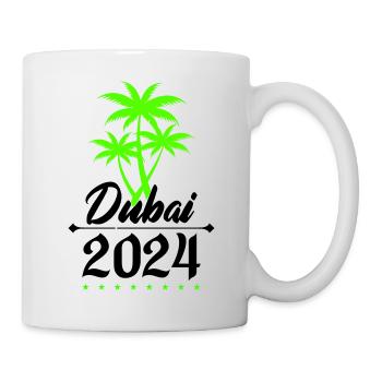 dubai 2024 palmen - Tasse - Weiß - Rechts
