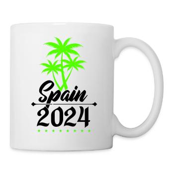 Espagne 2024 Palmiers - Mug blanc - blanc - Droite
