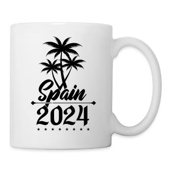Espagne 2024 Palmiers - Mug blanc - blanc - Droite