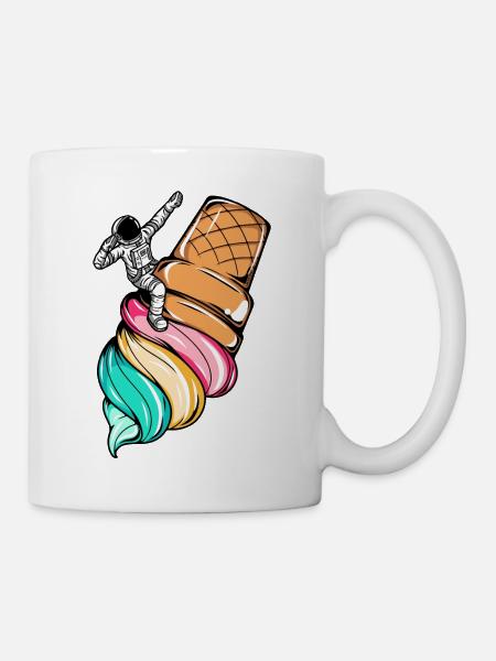 Weltraum-Eis-Astronaut - Tasse - Weiß