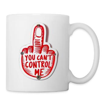 You Can't Control Me - Mug - white - Right
