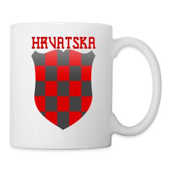 Kroatien hrvatska kroatien hrv reisen zagreb split - Tasse - Weiß - Rechts