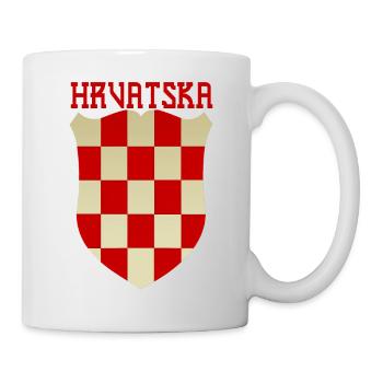 Kroatien hrvatska kroatien hrv reisen zagreb split - Tasse - Weiß - Rechts