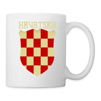 Kroatien hrvatska kroatien hrv reisen zagreb split - Tasse - Weiß - Rechts