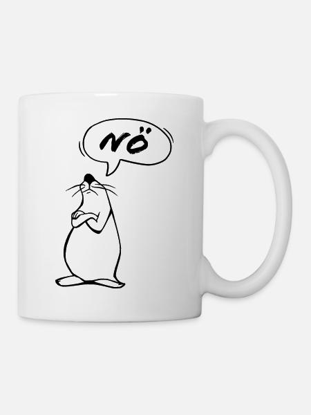 Nö trotzig - Tasse - Weiß