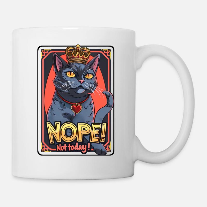 Cat doesn't feel like it - Mug - white