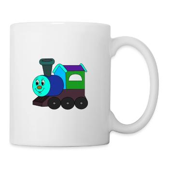 Kleine Eisenbahn Tuf Tuf - Tasse - Weiß - Rechts