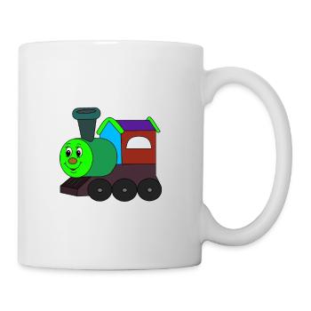 Kleine Eisenbahn Tuf Tuf - Tasse - Weiß - Rechts