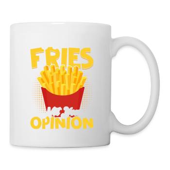 Craving Fries, Not Advice: Clear Priorities - Mug - white - Right
