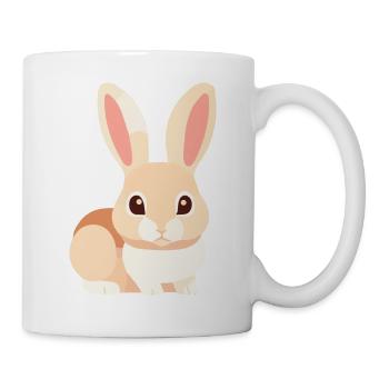 Cute Baby Bunny Rabbit Long Ears Easter - Mug - white - Right