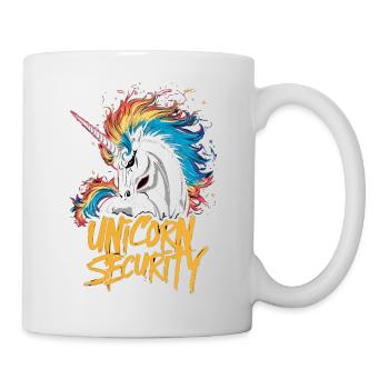 Unicorn Security Unicorn Motto Unicorn Security - Mug blanc - blanc - Droite