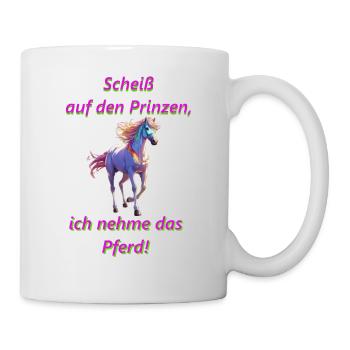 Frecher Spruch für Mädchen - Tasse - Weiß - Rechts