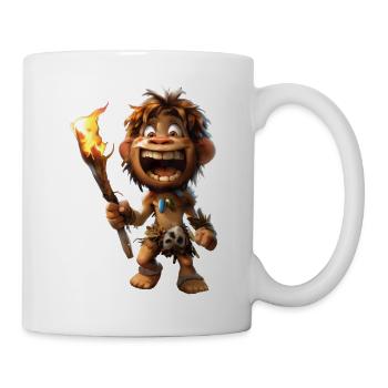Caveman #lovely toons - Mug - white - Right