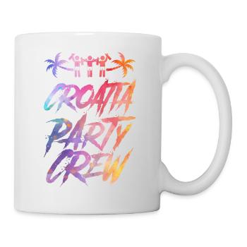 Croatia Party Crew Colorful - Mug - white - Right