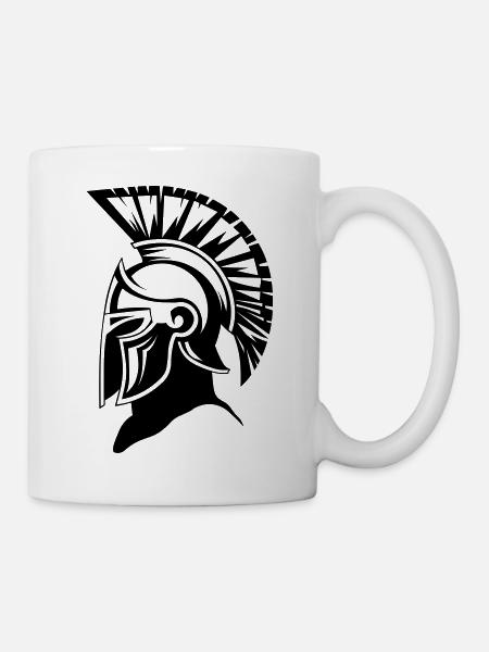 Sparta Guerrier Spartan - Mug blanc - blanc