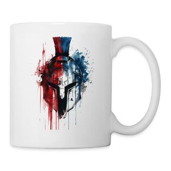 Spartan Helmet Sparta Warrior Leonidas 300 - Mug - white - Right