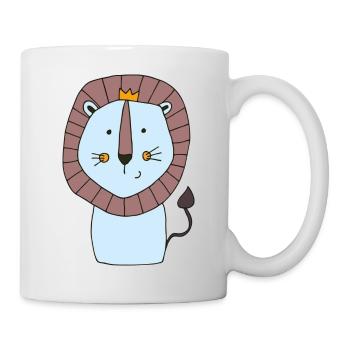 Lion Blue - Mug - white - Right