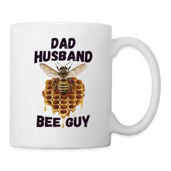 père mari abeilles guy apiculteur - Mug blanc - blanc - Droite