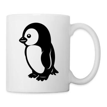 Pingouin - Mug blanc - blanc - Droite