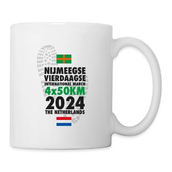Nijmegen Walking Event 2024 4 x 50 km - Mug - white - Right