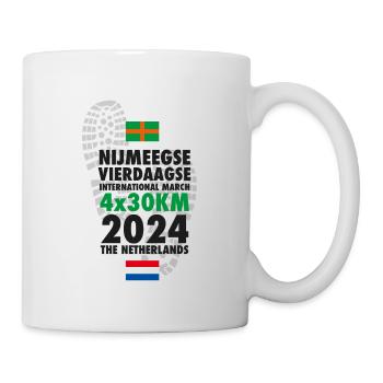Nijmegen Walking Event 2024 4 x 30 km - Mug - white - Right