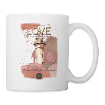 Love like a Challenge - Tasse - Weiß - Rechts