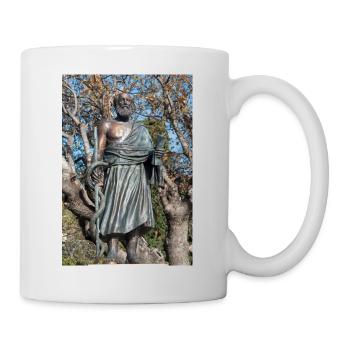 Statue of Hippocrates Kos City Kos Island South - Mug - white - Right