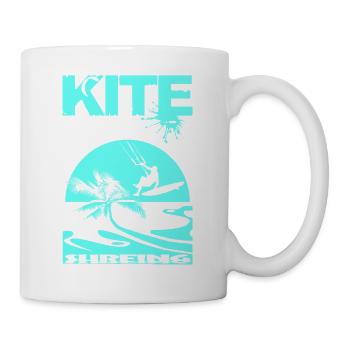 Kitesurf - Mug blanc - blanc - Droite
