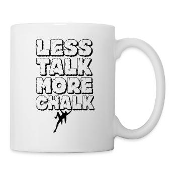 MOINS PARLER PLUS DE CRAIE - Mug blanc - blanc - Droite