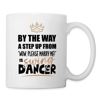 step up from marry me swing dancer - Mug - white - Right