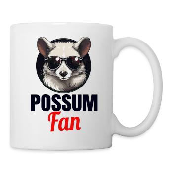 Opossum Possum Vintage Possumm Oppossum - Tasse - Weiß - Rechts