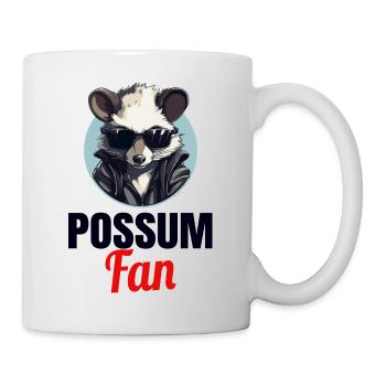 Opossum Possum Vintage Possumm Oppossum - Tasse - Weiß - Rechts
