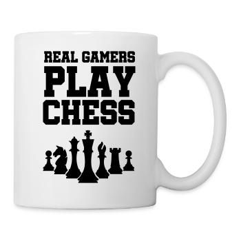 schachfiguren chess - Tasse - Weiß - Rechts