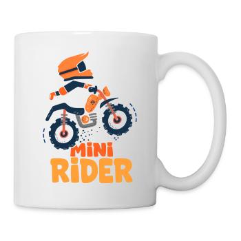 rider bébé enfant motard motocross - Mug blanc - blanc - Droite