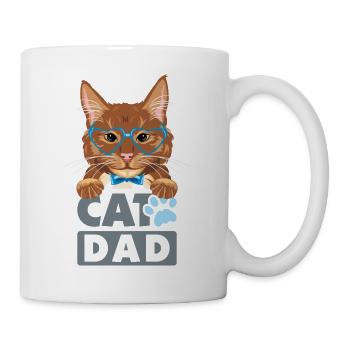 Funny ginger cat dad - Mug - white - Right