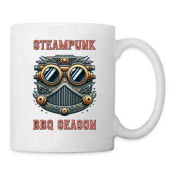 Steampunk BBQ Saison 4 - Mug blanc - blanc - Droite