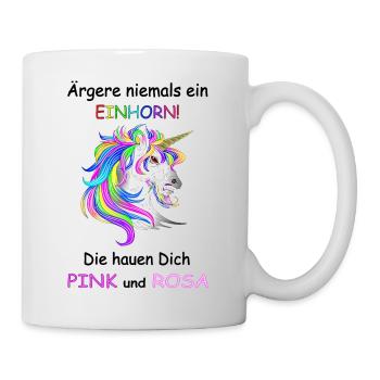 Unicorns don't annoy - Mug - white - Right