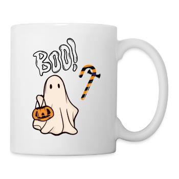 Booo Halloween - Tasse - Weiß - Rechts