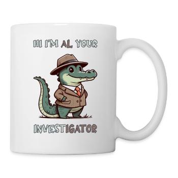 Hi, I'm Al your Investigator - Mug - white - Right