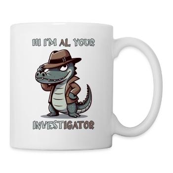 Hi, I'm Al your Investigator - Mug - white - Right