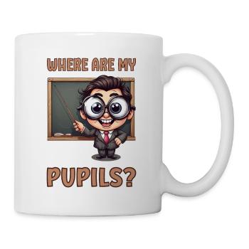 Où sont mes élèves ? - Mug blanc - blanc - Droite