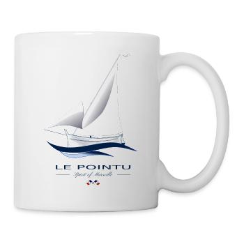 Bateau traditionnel "Le pointu" - Mug blanc - blanc - Droite