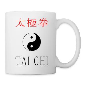 Tai Chi - Tasse - Weiß - Rechts