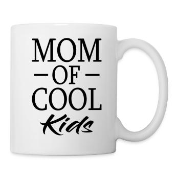 Proud Mom Kids Son Daughter Mom of cool Kids - Mug - white - Right